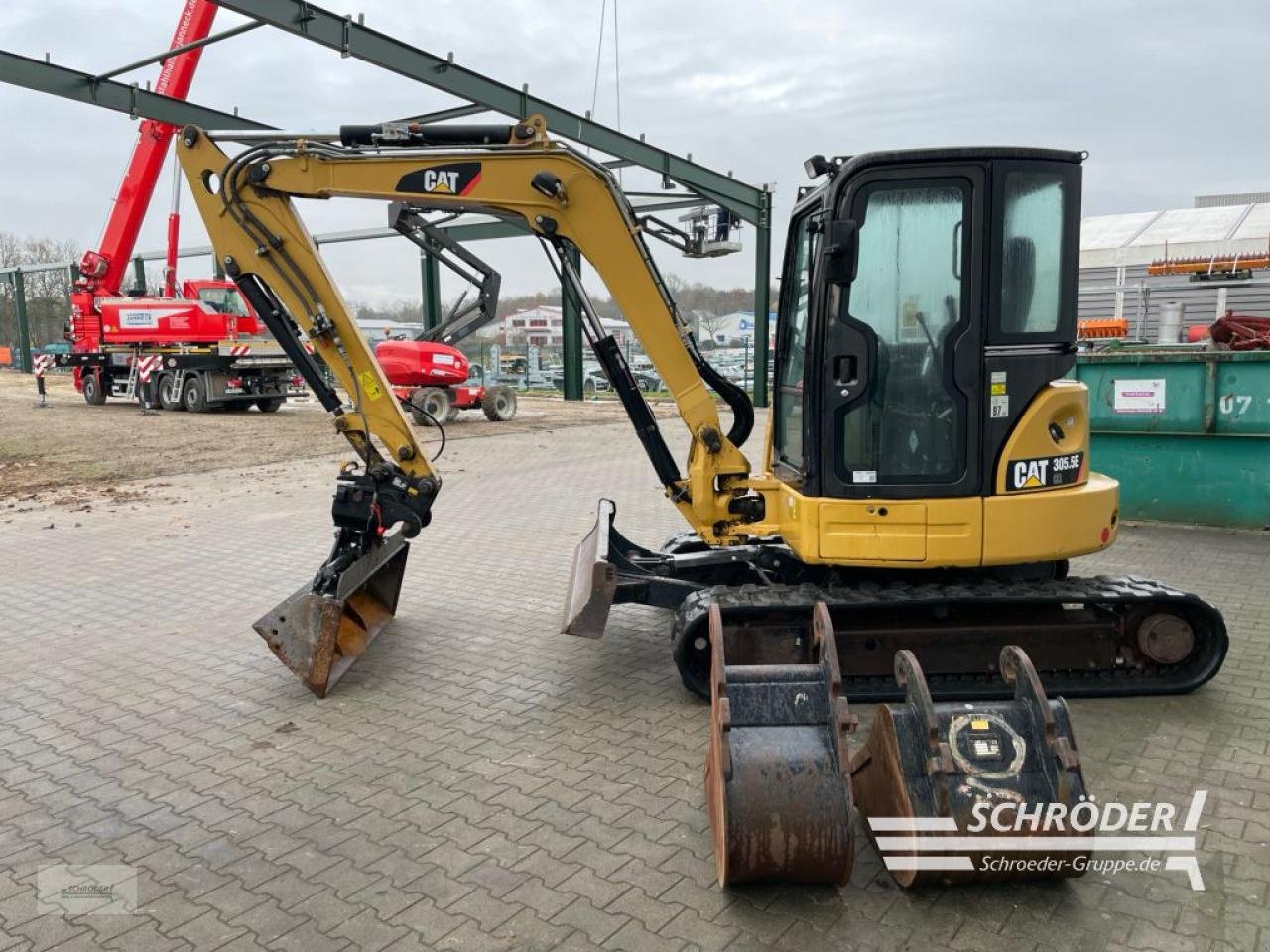 Bagger tipa Caterpillar 305.5 ECR | SCHWENKLÖFFEL | TIEFLÖFFEL, Gebrauchtmaschine u Wildeshausen (Slika 8)